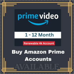 Buy Amazon Prime Accounts
